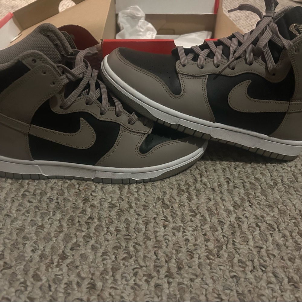 Nike Black and Brown Athletic Sneakers